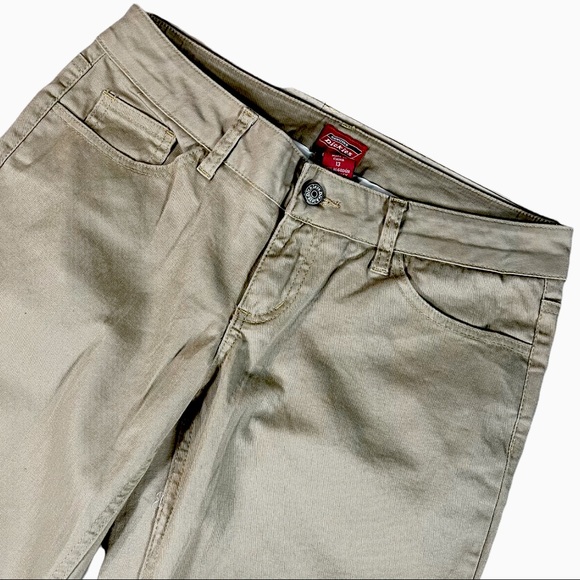 Genuine Dickies Size 13 bootcut khaki pants. Never worn, only washed, NWOT - Picture 5 of 16
